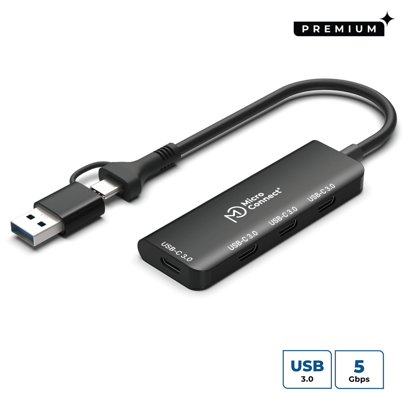 MicroConnect Premium USB-C hub 3.2