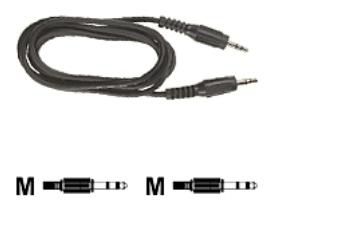 Audio mini jack cable 20.0m,