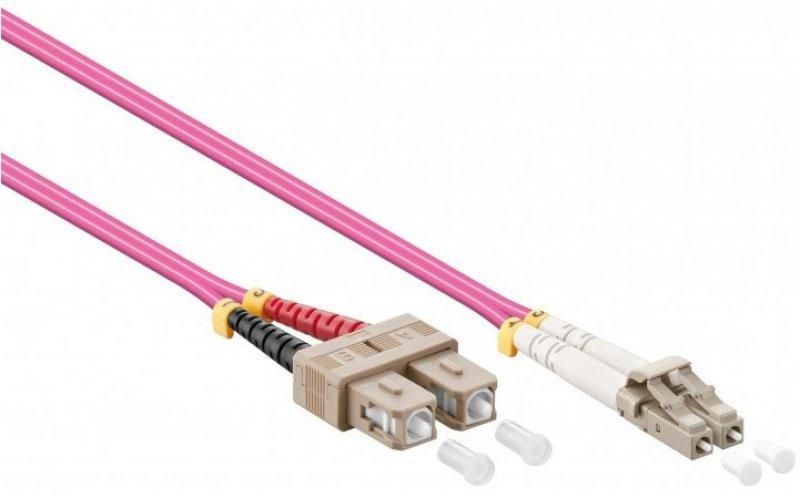 Fiberpatchkabel LC-SC OM4