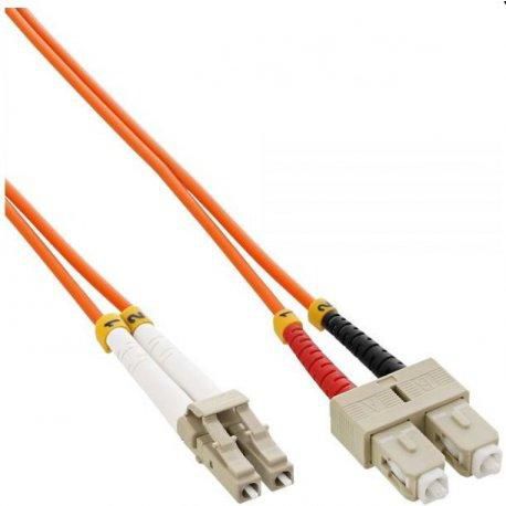 Fiber patch cable LC-SC OM2