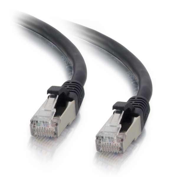 KAT6A S/FTP 30m, Black, Patch