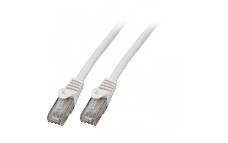 Patch cable KAT6 UTP, White,