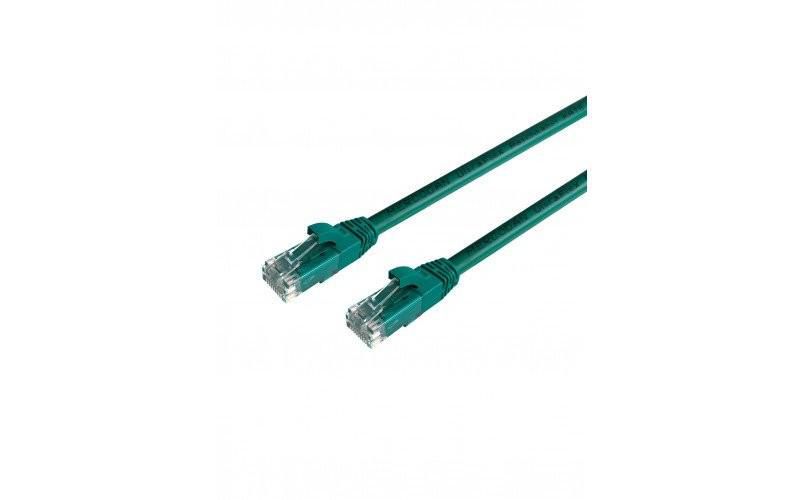 Mercodan UltraFlex Patch cable KAT6 UTP, 30m, Green, LSZH
