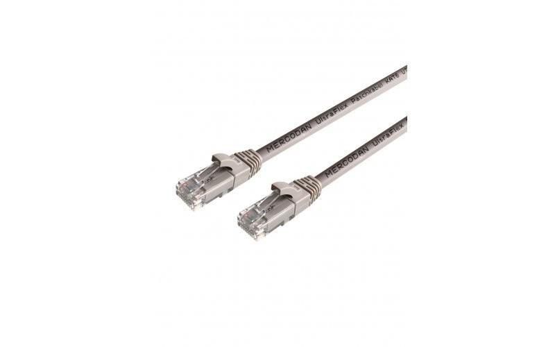 Mercodan UltraFlex Patch cable CAT6 UTP, 25m, Grey, LSZH