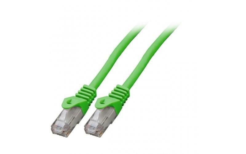 Mercodan Patch cable KAT6 UTP, Green, 5.0m, Halogen-free, 2x4xAWG24