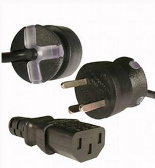 Mercodan SmarTplug computer power cable black 10.0m, Straight