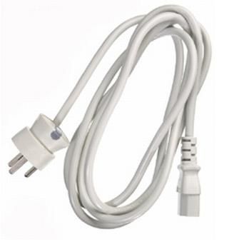 Mercodan SmarTplug computer power cable grey 3.0m, Straight