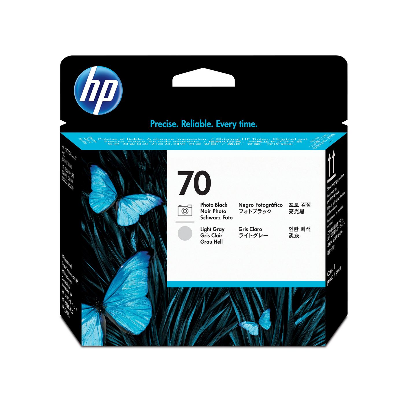HP 70 Printhead Photo Black/Light Gray