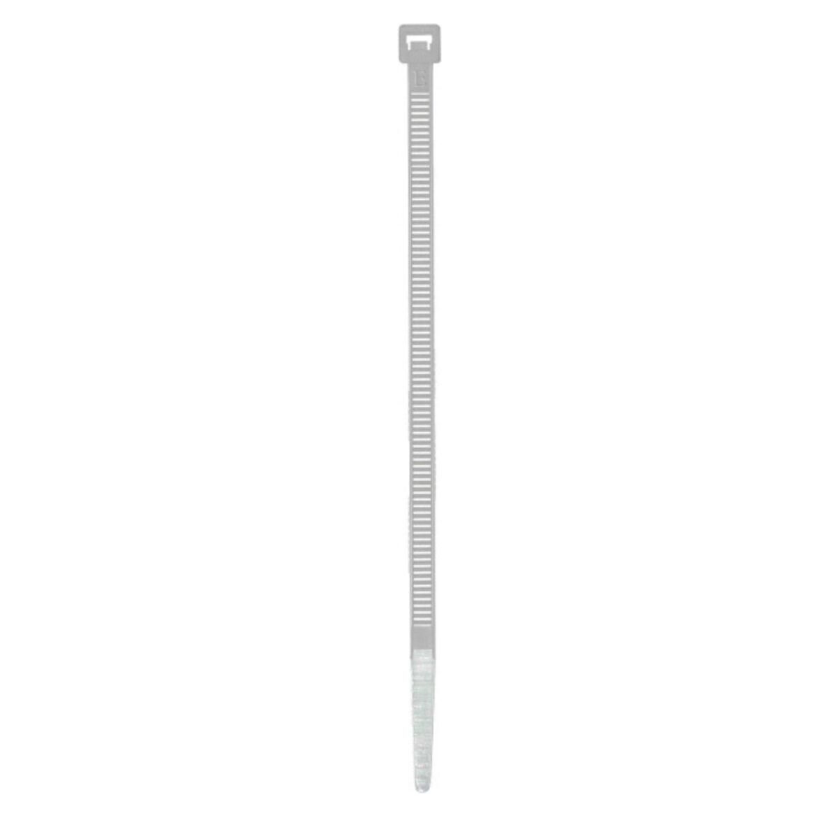 Mercodan Cable tie 4,5x160mm, White, 100 pcs in a bag