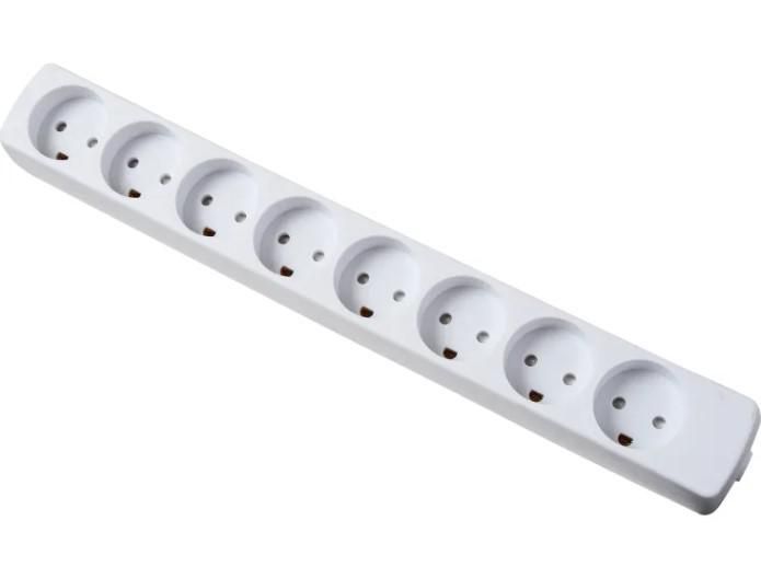 Power strip 8 outlets earthed