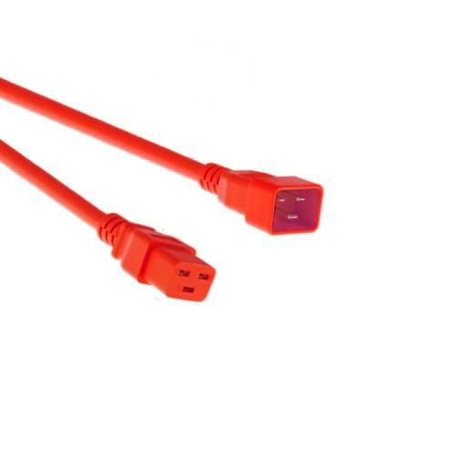 Mercodan Power cable Red C20-C19 3x1,5mm 0.6M
