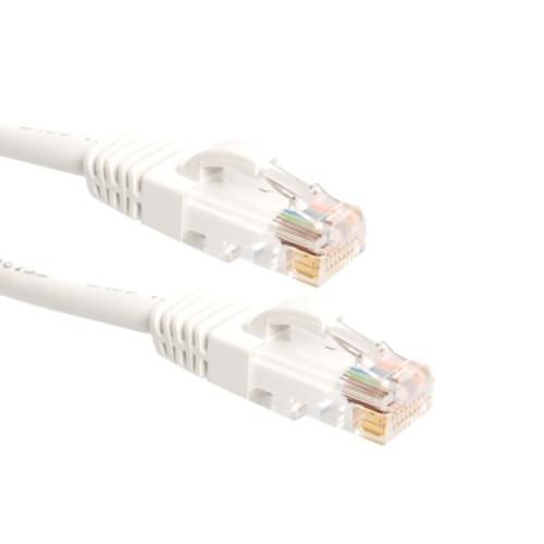 Mercodan Patch cable CAT6A UTP 30m, white, AWG24, PVC
