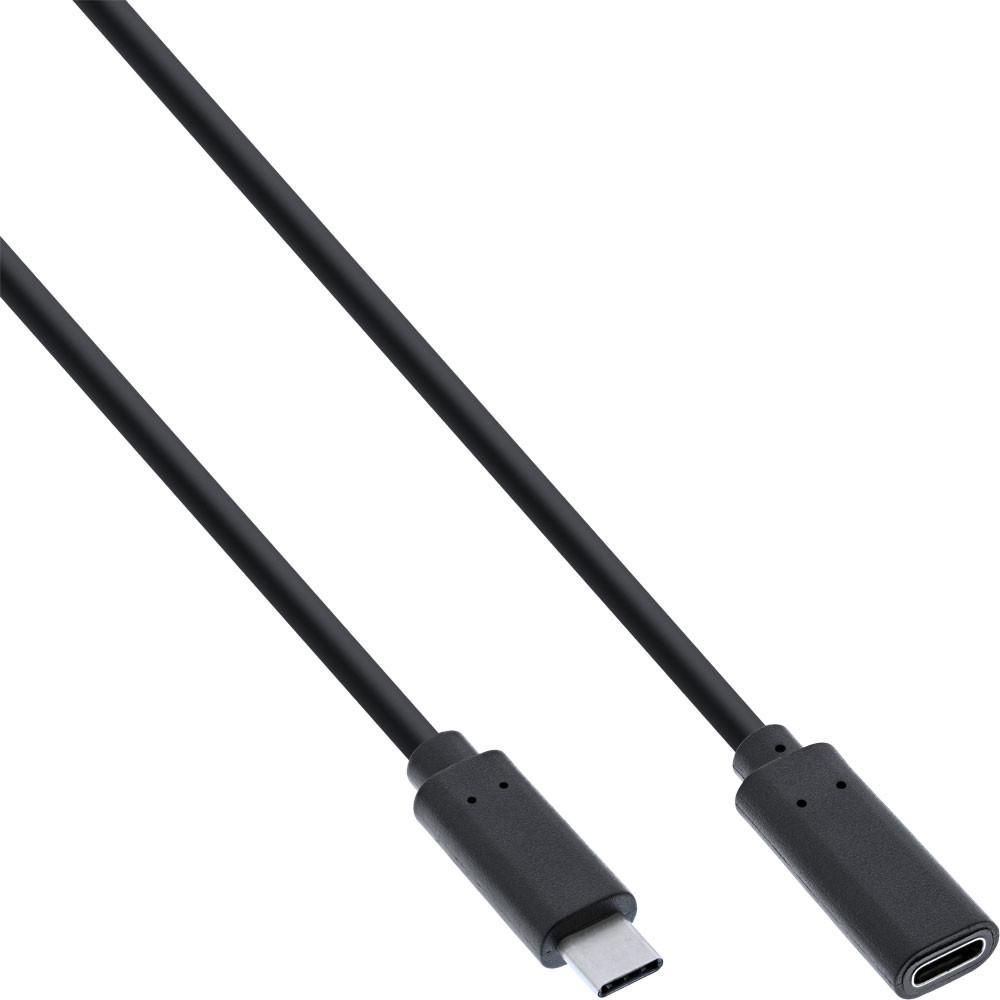 Mercodan USB-C 3.0 extension cable, USB-C: Male - USB-C: Female,