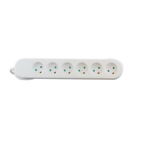 EL power strip with 6 earthed