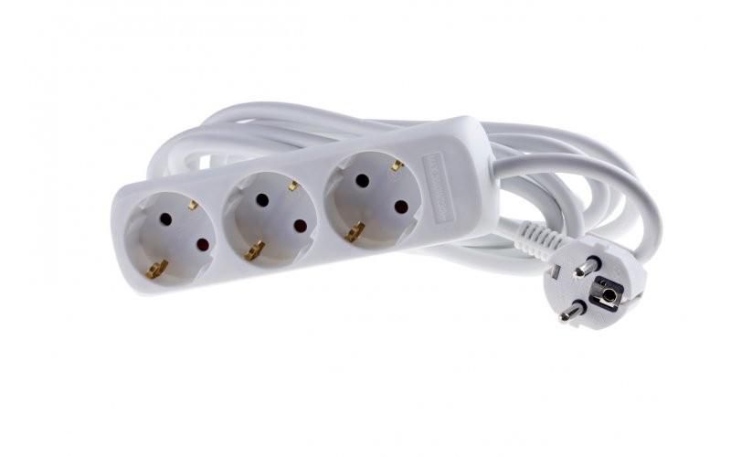 Schuko power strip, 3