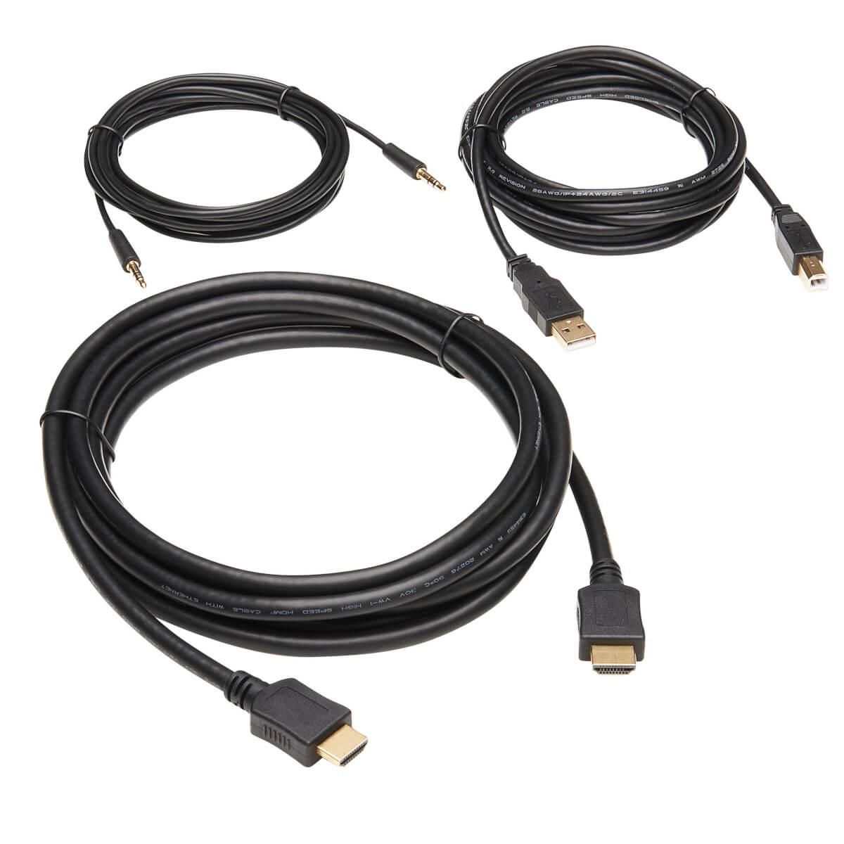 Tripp-Lite P782-010-HA W129265880 Hdmi Kvm Cable Kit - 4K Hdmi, 