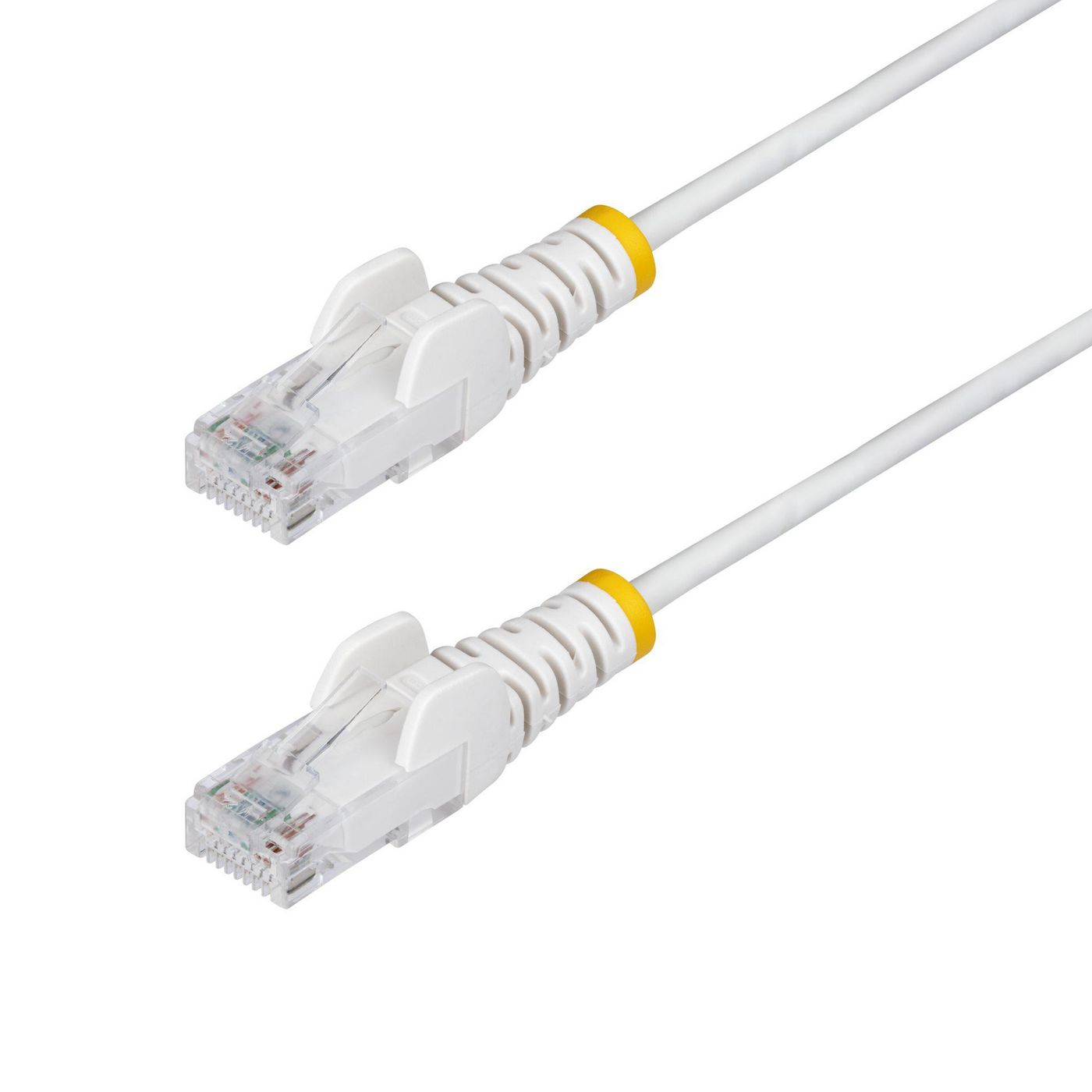 StarTech.com 5M White Slim Cat6 Ethernet Cable, Snagless, 100W Poe,