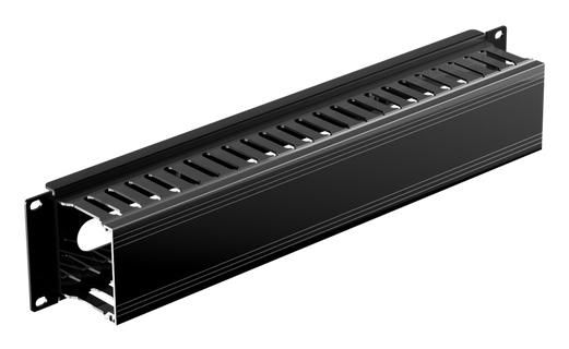2U 19" Horizontal Cable