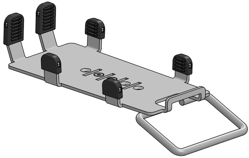 Multigrip plate for Ingenico 
