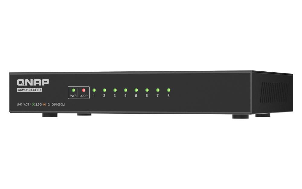 NEW! 8 port 2.5GbE Switch - QSW-1108-8T-R2
