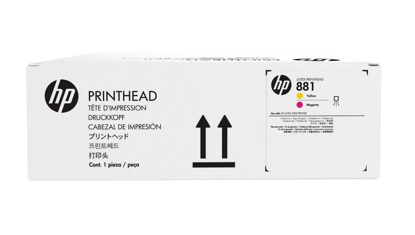 HP 881 PRINTHEAD YELLOW AND MAGENTA - CR327A