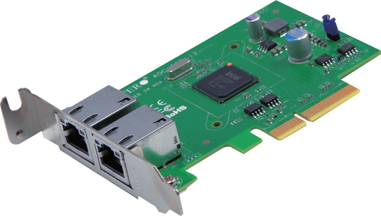 Std LP 2-port GbE RJ45 Intel - AOC-SGP-I2-RFB