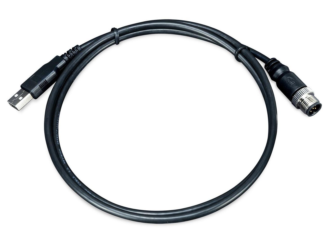 M12 A-Coded 5 Pin Male to USB