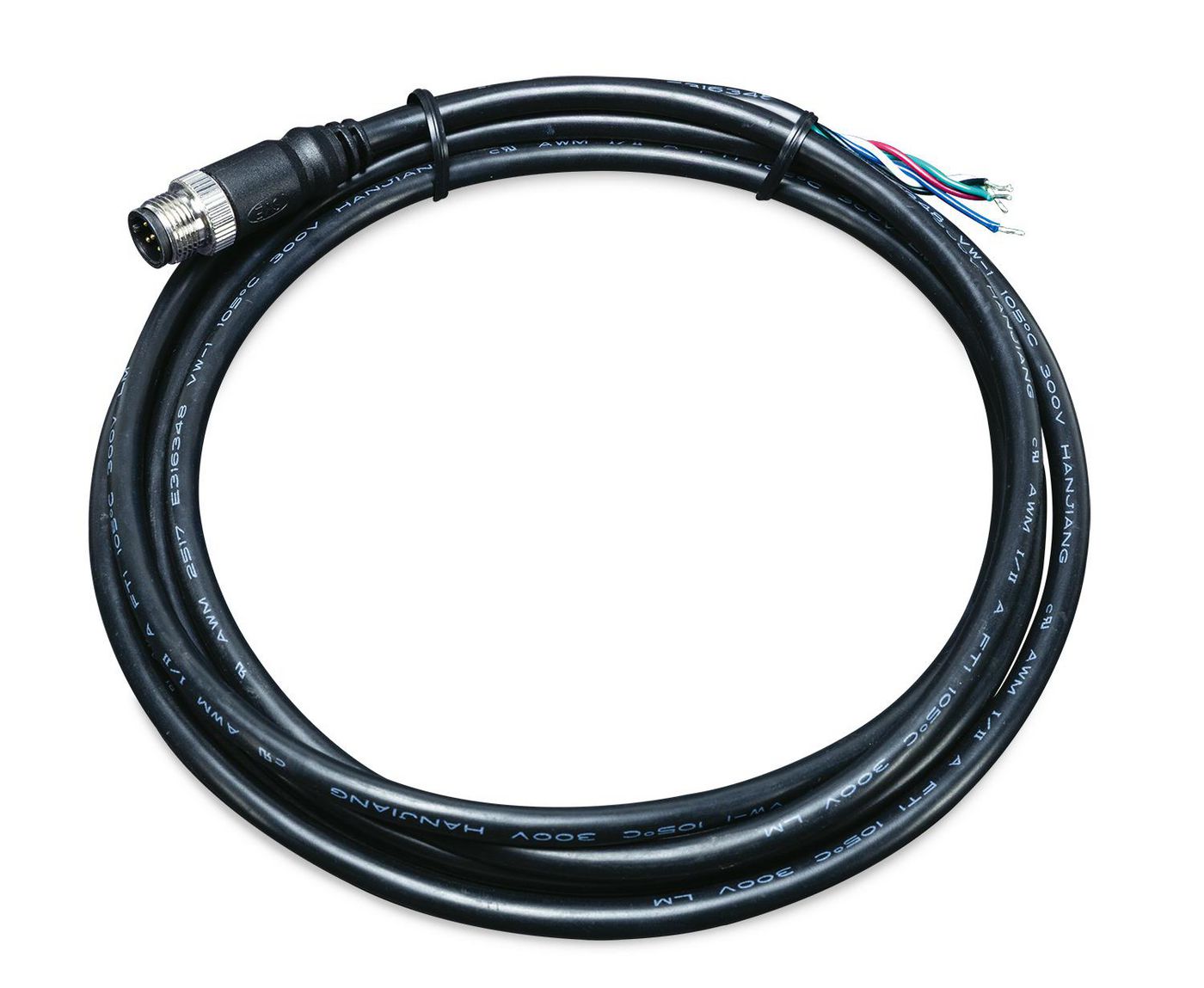 M12 A-Coded 5-Pin Male to