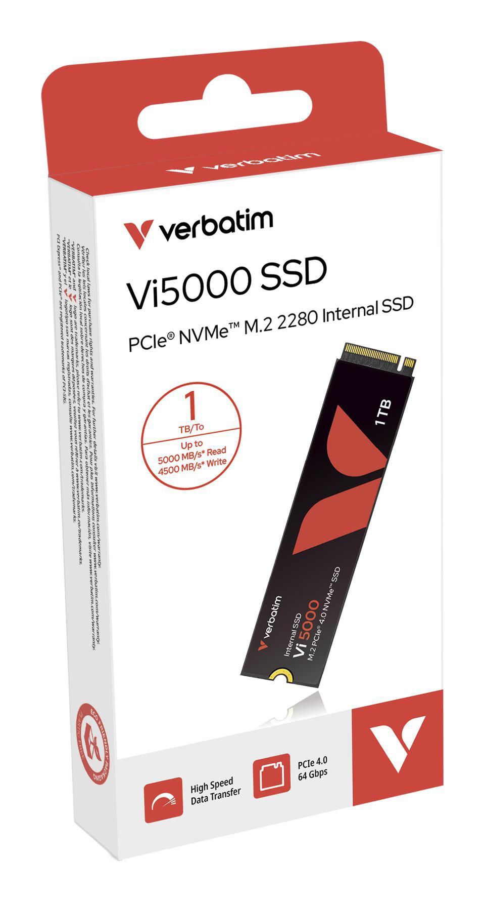 VI5000 PCIE4 NVME M.2 SSD 1TB - 31826
