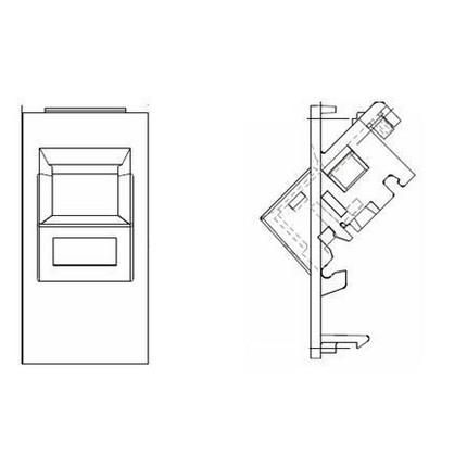 Insert Euromod Outlet Angled