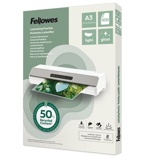 FELLOWES Pochettes de plastification A3 - 100142988