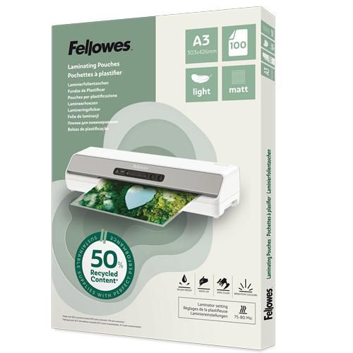 FELLOWES Pochettes de plastification A3 - 100143436