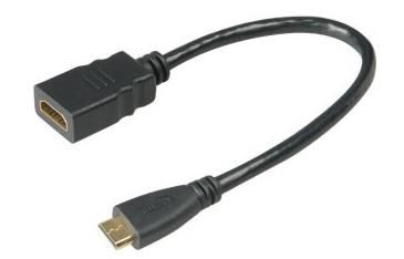 Hdmi/Mini Hdmi, 0.25 M Hdmi - AK-CBHD10-25BK