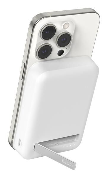 BELKIN BATTERIE EXTERNE MAGNÉTIQUE 10K QI2 15W BLANC