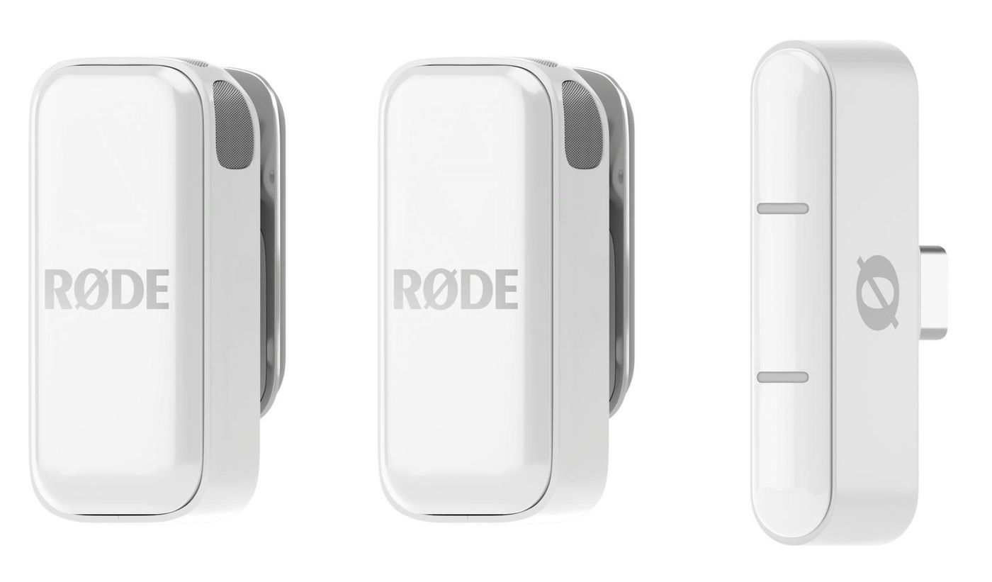 Wireless Micro White Clip-On