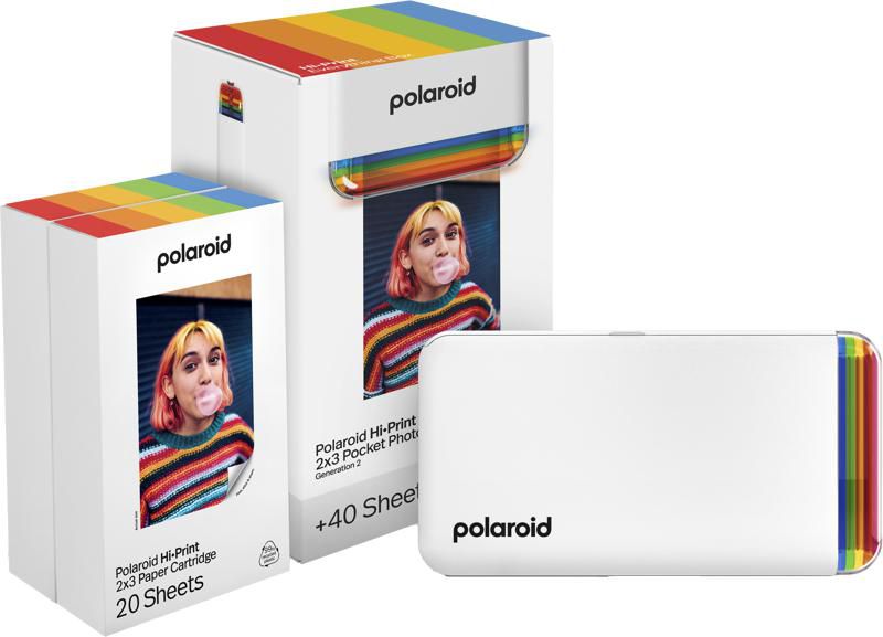 Polaroid 6438 stampante per foto Termico 2.1 x 3.4 5.3 x 8.6 cm (Polaroid EB Hi-Print2x3Printer Gen2 Wh)