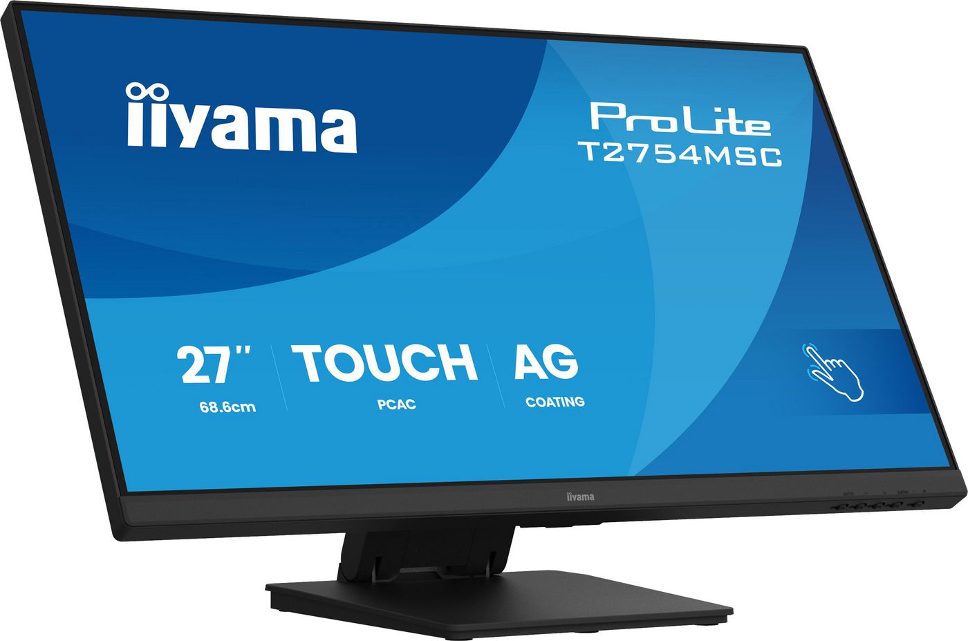 27" PCAP 10P Touch, AG-coating