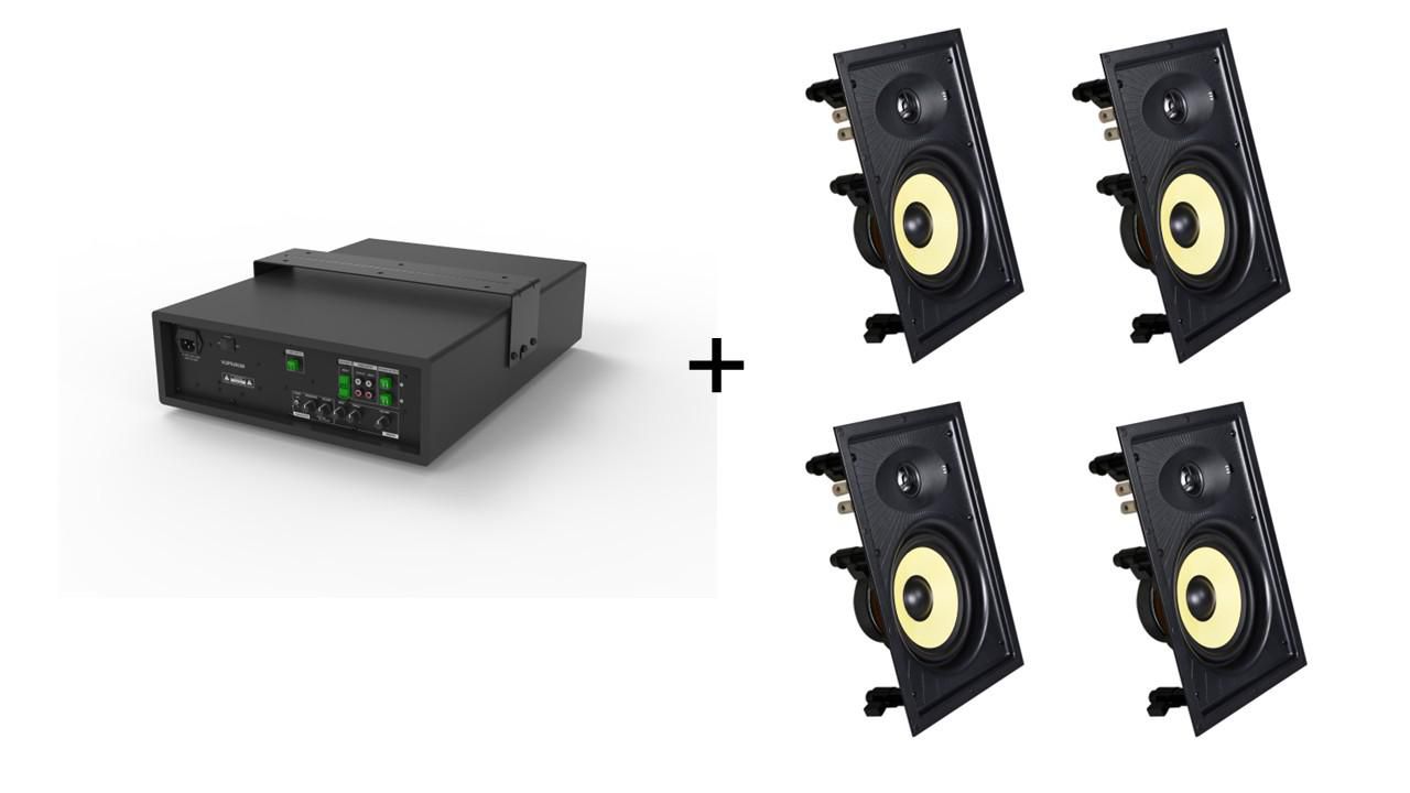 Audiopack Subwoofer + 4 x Pro