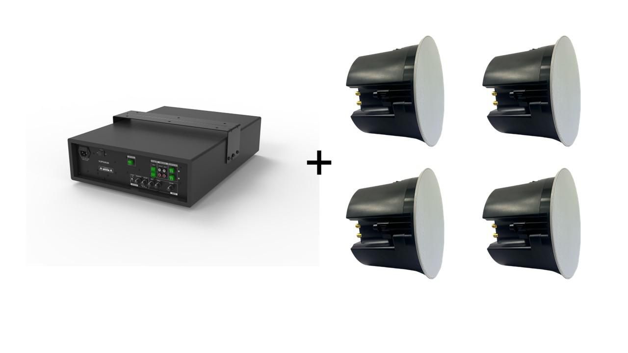 Audiopack Subwoofer + 4 x Pro