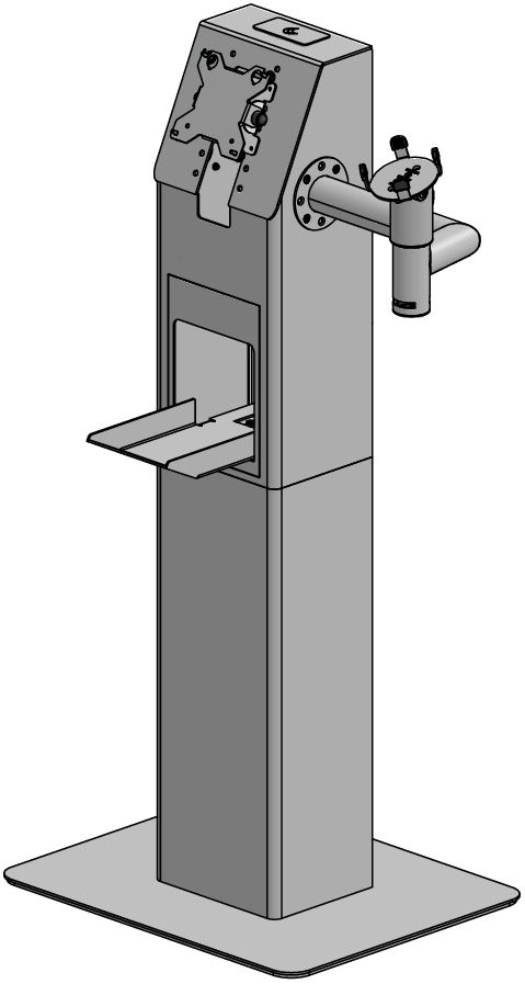 Kiosk with shelf for Brother - EET240-02