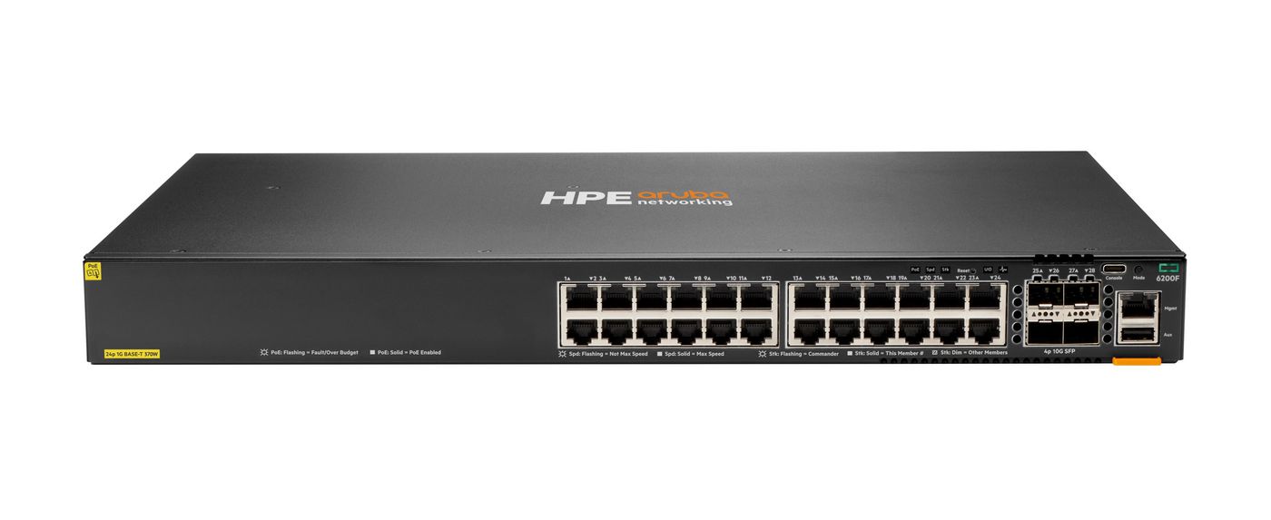 HPE ANW 6200F 24G 4SFP+ SW (EN) - JL724B