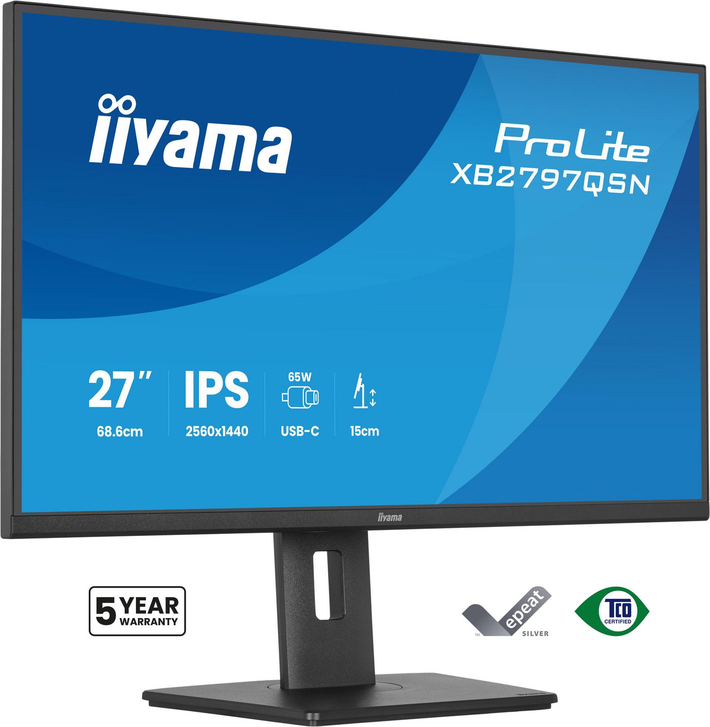 27" QHD Business USB-C 65W PD