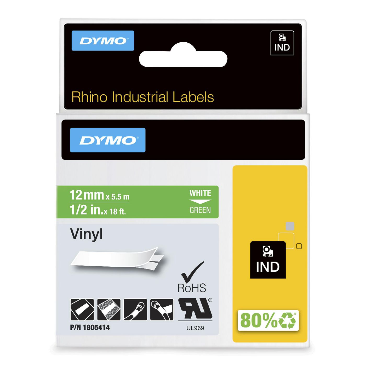 RHINO BAND IND VINYL 12MMX5.5M