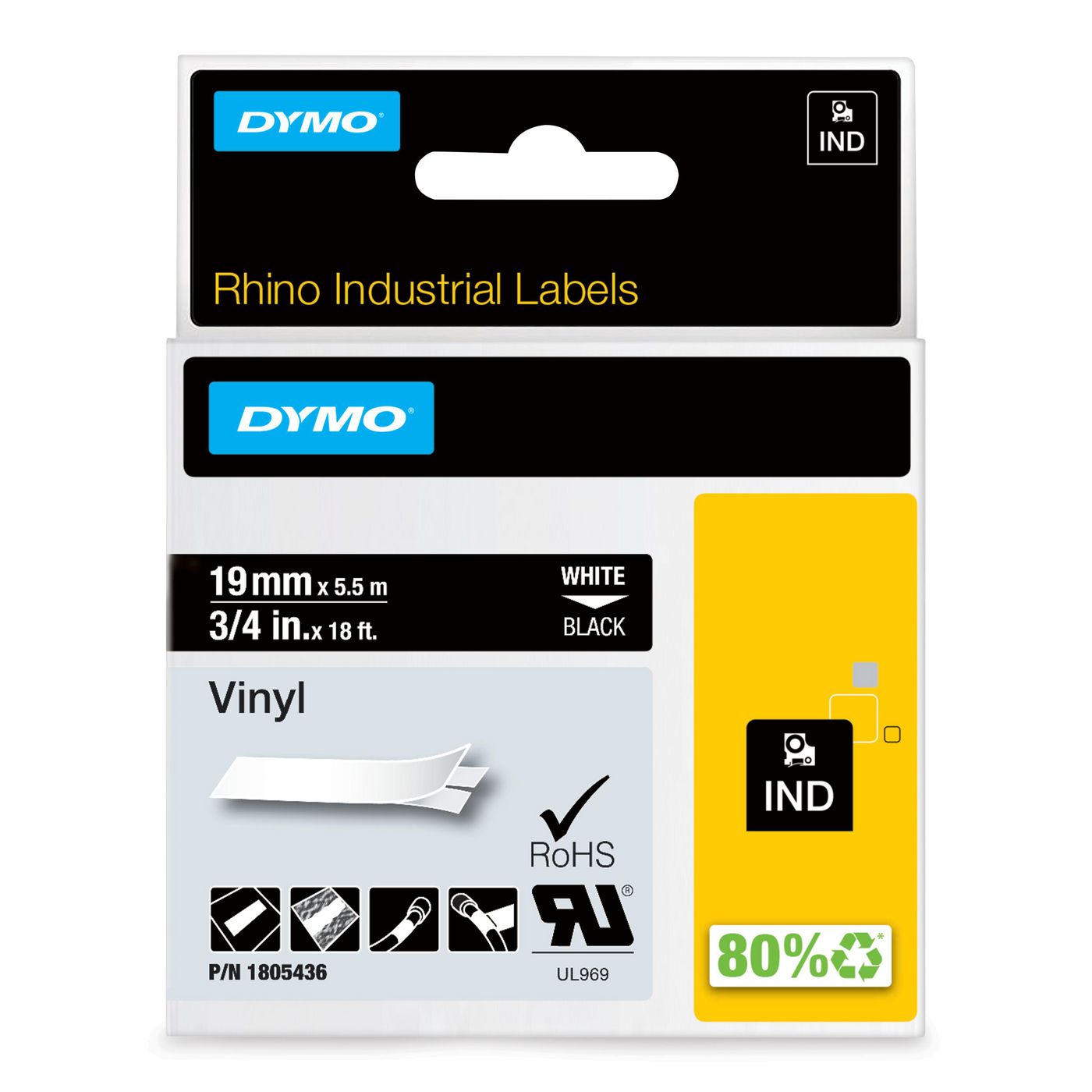 RHINO BAND IND VINYL 19MMX5.5M