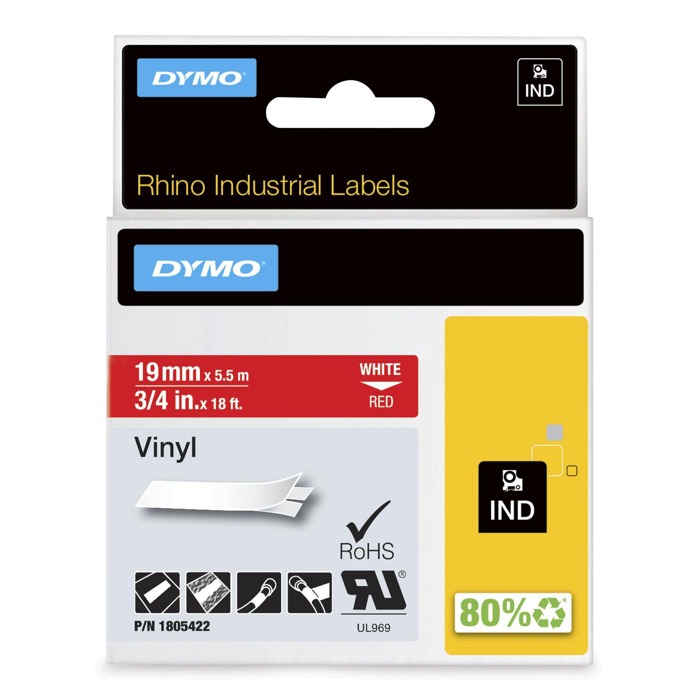 RHINO TAPE VINYL 19MM/5.5M