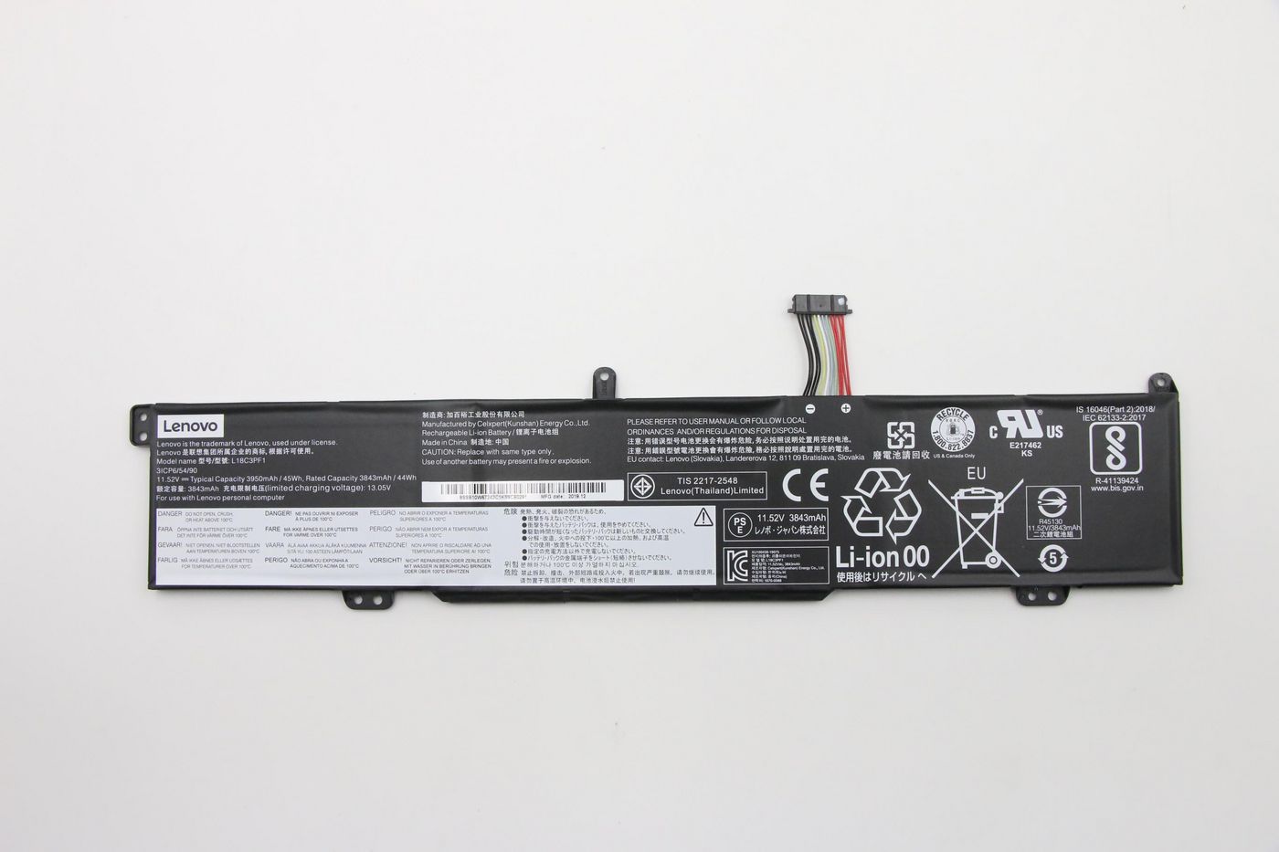 CP/A L18C3PF1 11.52V45Wh3cell
