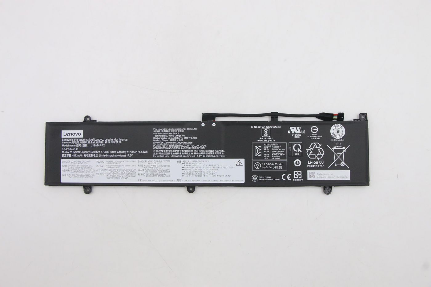 SP/A L19M4PF2 15.36V70Wh4cell