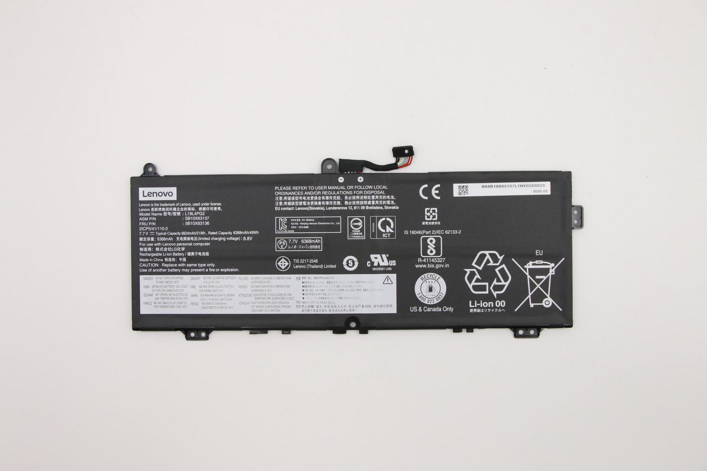 LG L19L4PG2 7.7V51Wh4cell