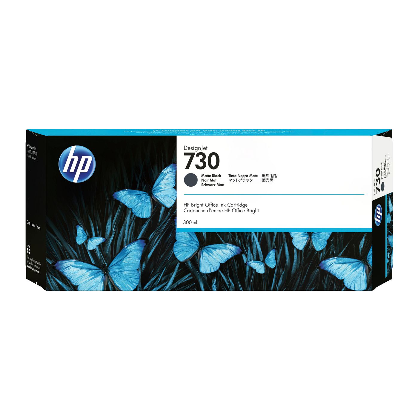 HP Ink/730 300ml Matte BK