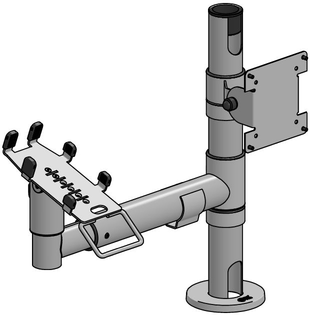 400mm pole W/ Swingarm, - RHC003-32